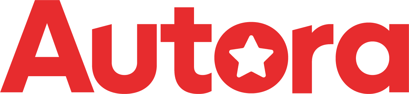 Autora logotyp röd